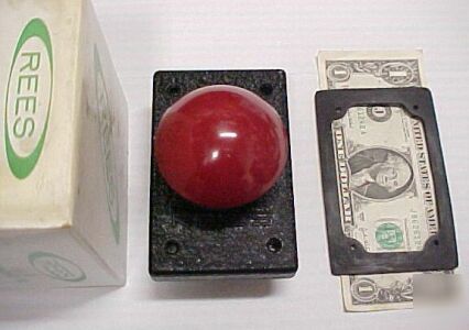 New rees hd red mushroom pushbutton switches, 00662-002 