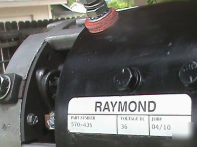 Raymond dc 36-48V 570-436 steering pump motor forklift 