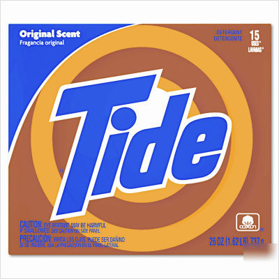Tide laundry detergent w hydrogen peroxide, 26 oz. box