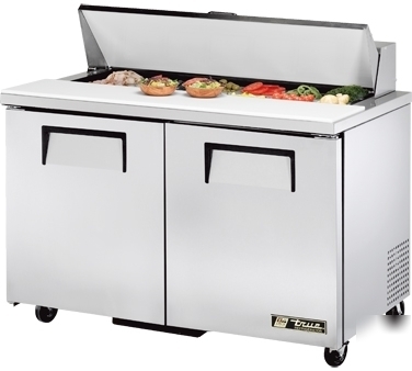 True tssu-48-12 refrigerated prep table 12 pans - 48