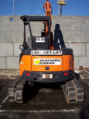 Hitachi zaxis 50U-2 excavator backhoe