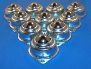 10 flanged mounted ball transfer units conveyor roller