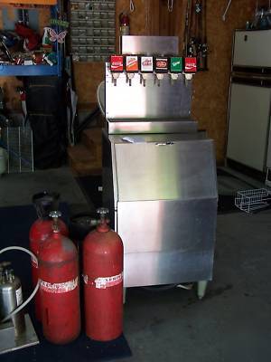 6 head coke fountain