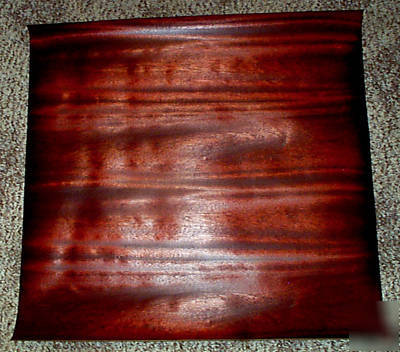 English lacquer mahogany veneer 5 flawed sheets 25