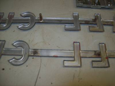 Farmall cub 1956/1958 stainless hood emblem set