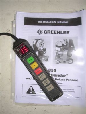 Greenlee 855 555 conduit pipe bender emt ridgid imc 
