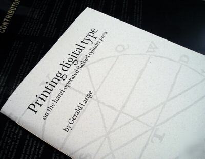Letterpress printing with photopolymer plates manual 
