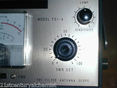 Monarch fsi-4, FSI4, vswr modulation power & tvi filter