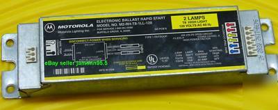 Motorola 2X F32T8 fluorescent ballast 120V high output 