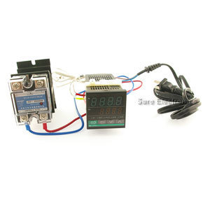 Pid temperature controller universal f/c ssr 40A 
