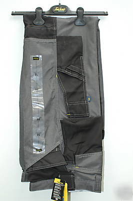 Snickers dura twill trousers 33'' w 32'' leg+ 9025 belt
