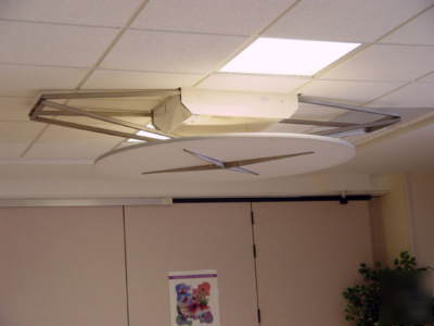 T-fabco celing suspended tables dropdown table 
