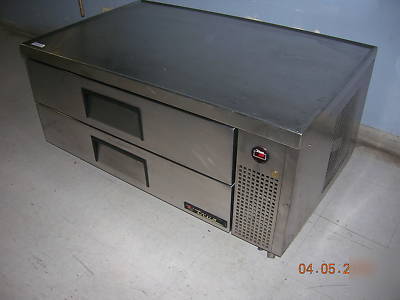 True chef base trcb-52 2 drawer refrigerator stainless