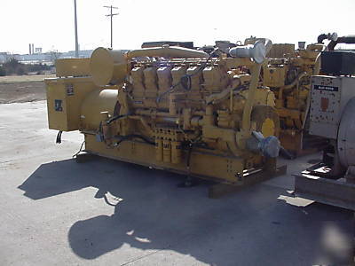 Used caterpillar 3512 genset rated 1000 kw standby