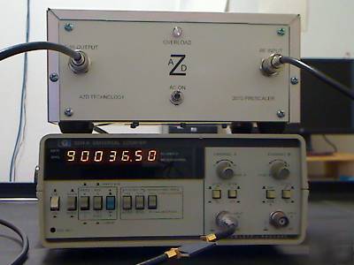 Vhf/uhf prescaler, with power meter option