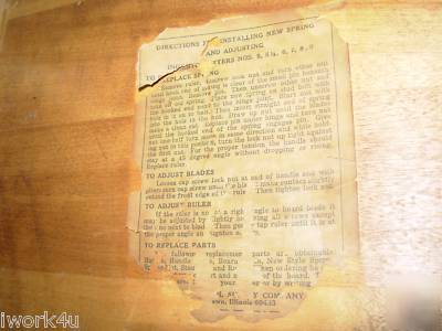 Vintage wood & cast iron ingento no 5 paper cutter 
