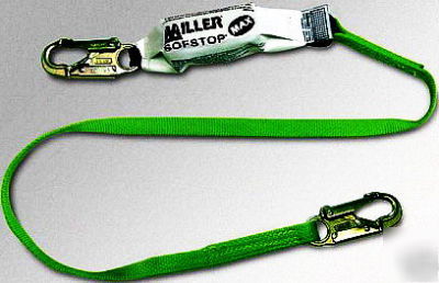 Miller fall arrest protection shock absorbing lanyard