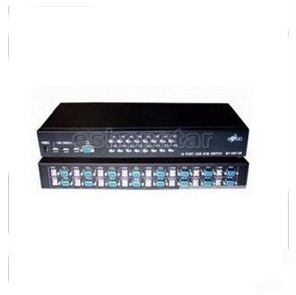 Mt-1601UK 16 ports USB2.0 kvm switch box 16 set cables
