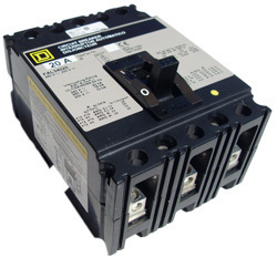 New square d FAL34040 circuit breaker in box