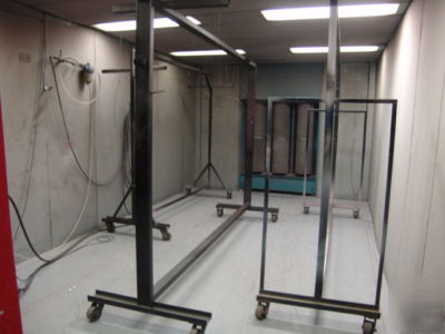 Powder coating business oven booth powdercoat