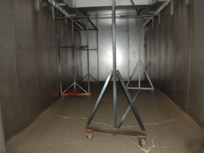 Powder coating business oven booth powdercoat