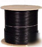 RG6 cctv catv video coaxial coax cable 1000 feet black