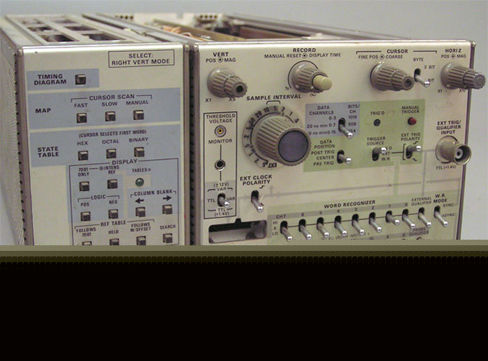Tek tektronix 7D01 logic analyzer DF1 display formatter