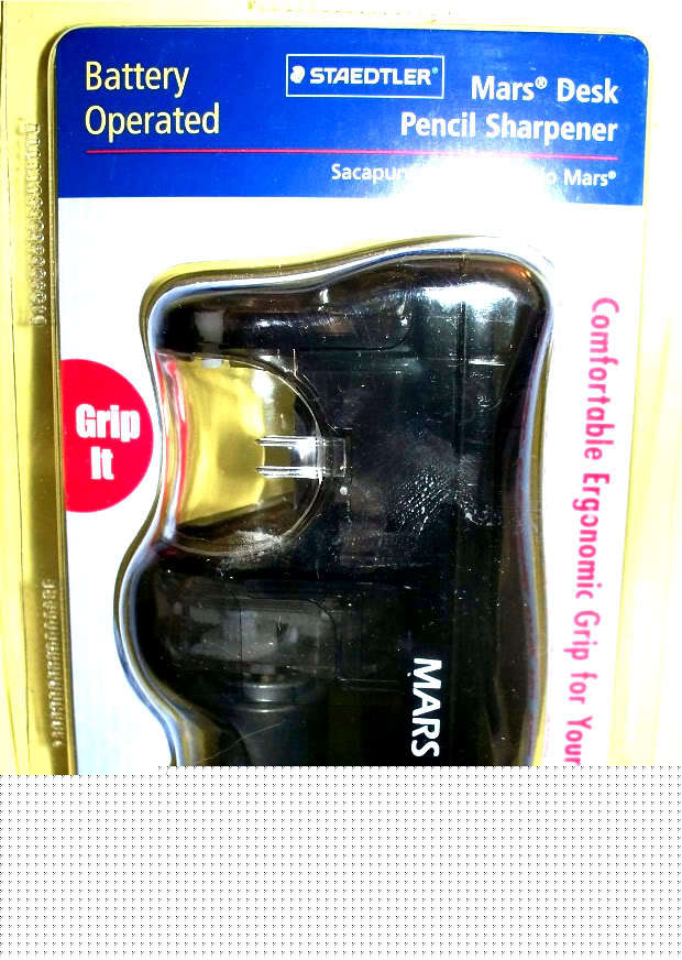 Worlds first ergonomic pencil sharpener staedtler b/o