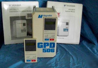 Magnetek gpd 506 A017 5 hp (low voltage-220 ) w/extras