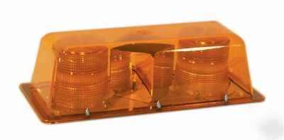 Magnetic mount dual strobe mini light bar