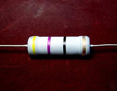 1000PCS metal oxide film resistor 2W 5% axial taiwan