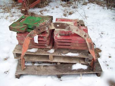 Allis chalmers b, engine side weights & 44