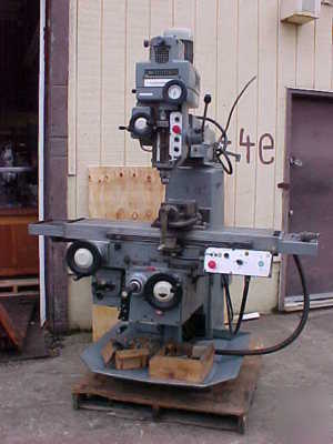 Cincinnati toolmaster milling machine 40 taper tooling