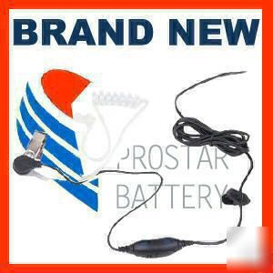 Clearear-mic for icom ic-T2E, W32, radio shack etc.
