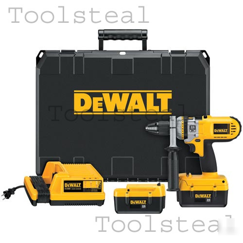 Dewalt DC900KL 36V cordless hammerdrill kit w/warranty 