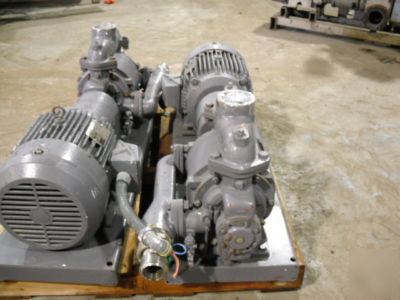 230 cfm nash liquid ring cl-203 vacuum pump 15HP 