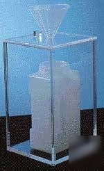 Bel-art beta wet waste boxes with lids, scienceware