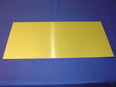 Brass sheet - satin finish 12 x 24 inches