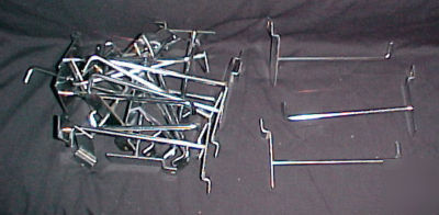 Chrome steel slatwall hooks 6