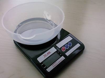 Culinary chef kitchen scale + bowl-gourmet food ounce,g