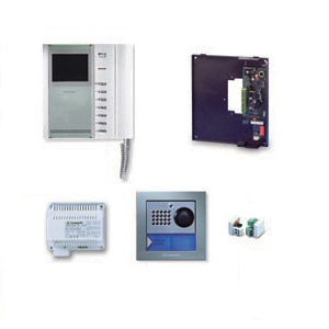 Cyrex bravo 8171 single family b/w video intercom kit