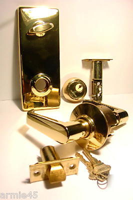 Schlage H110-lev interconnected deadbolt and latch set