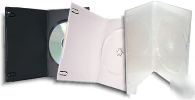 Single-disc =clear= 7MM =thin= dvd boxes 100-pak