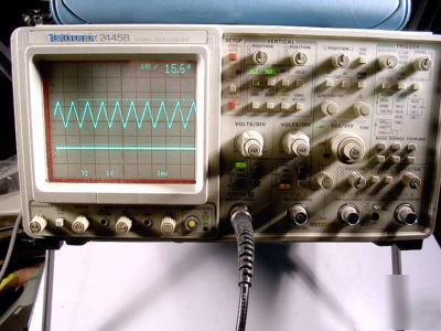 Tektronix 2445B w/ probes and pouch tested good