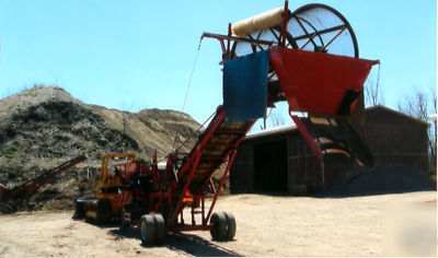 Used lindig lr-100 shredder/screener