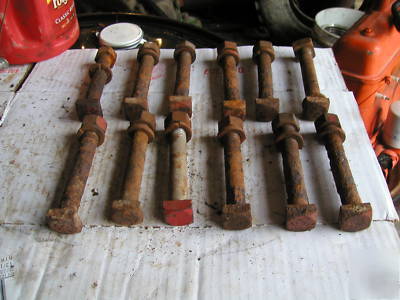 12 farmall tractor ihc square headed wheel weight bolts