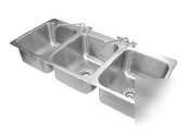 Advance tabco drop-in sink 3 comp 16IN x 20IN x 12IN