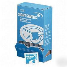 Bauschsightsavers pre moistened lens cleaning tissue I9