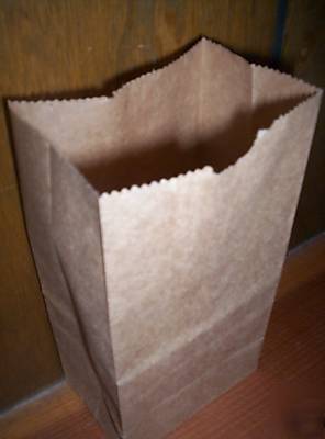 Brown paper grocery bag 1# 3.5 x 6.75 500 count