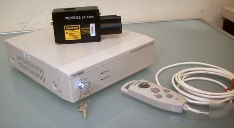 Keyence laser displacement meter with laser head